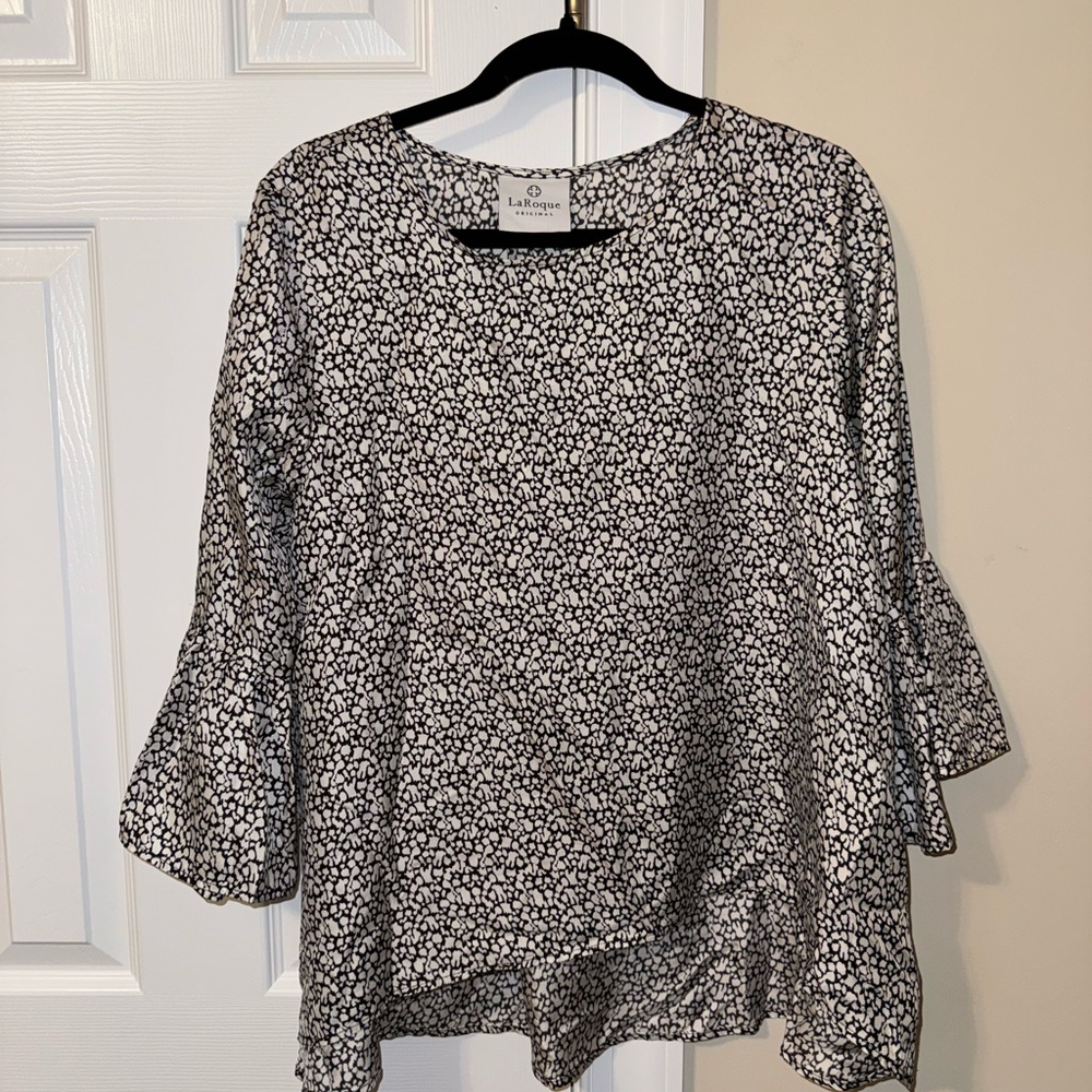 La roque silk blouse